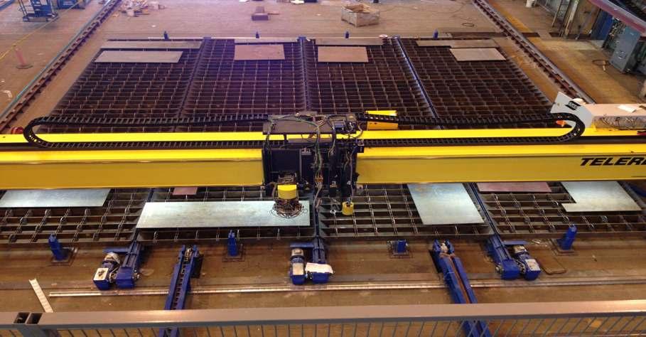 Panel Shop (28m x 170m) Panel Line Automated conveyor