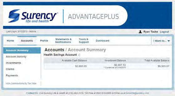 HOW TO: MEMBER LOGIN How to: Manage Your Account View Your Account Balance 1. Visit www.surency.com and click Member Login.