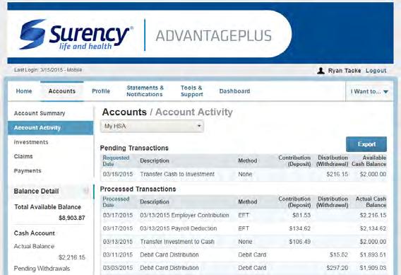 View Your Account Activity 2. From the Accounts tab, select Account Activity. 3.