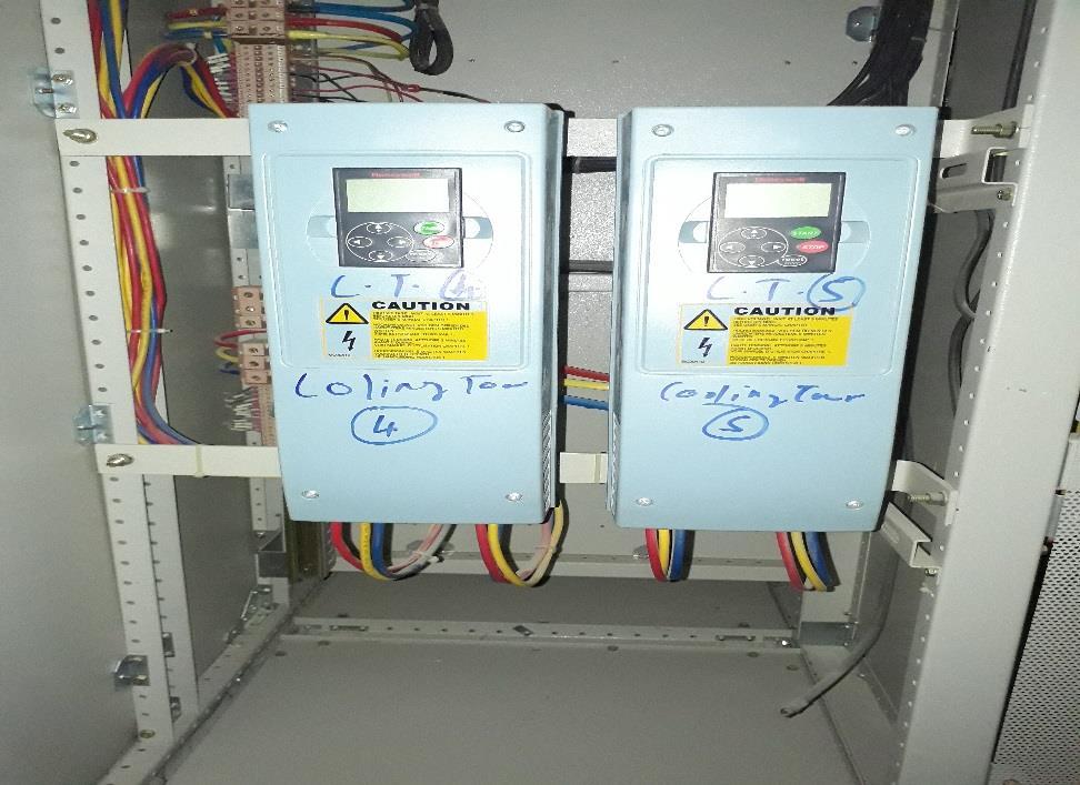 Energy projects implemented in 2015 13 Implementing VFD control for Cooling tower fan VFD is a type of motor