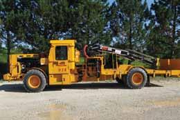The Mine- Mate Series BT2 & BT3 Boom Trucks provide a reliable, high-capacity, highspeed system to meet this challenge.