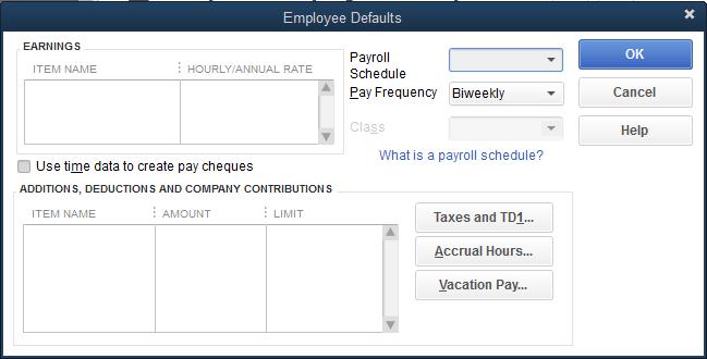 Setup Employee Defaults QuickBooks stores information about each employee, but it doesn t require you to enter the same information over and over.