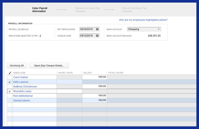 Running Payroll Pay Employees using Unscheduled Payroll In the Employee Center, click the Payroll tab.