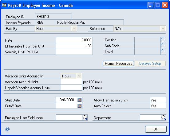 CHAPTER 18 EMPLOYEE PAYCODES 3. To delete an assigned paycode, select a paycode from the employee paycode records and choose Remove. 4. Choose OK.