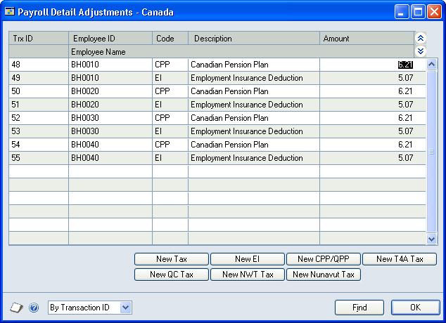 Chapter 24: Adjustments and voiding cheques Use this information to help you make detail and summary adjustments to payroll transactions, generate manual cheques, and void paycheques.