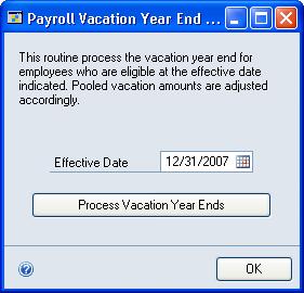 CHAPTER 35 YEAR-END PROCEDURES 2. Enter federal and provincial tax credit values. The Tax Credit Indexation Factors will be updated when you install the Canadian Payroll Year End/Tax Update. 3. Close the window.