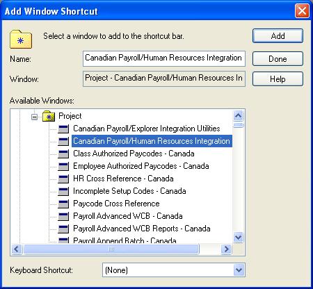 CHAPTER 38 INTEGRATION SETUP Complete this task if you are upgrading from a previous version of Canadian Payroll with existing data and if you are using Human Resources for the first time.