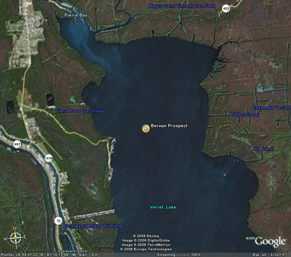 Pogo Producing Company Gas/Cond - Inland waters, La Target Energy - 10% WI Proposed location on