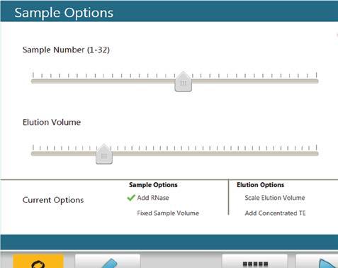 Sample Processing Options Screen At the Sample Options screen (Figure 3) you will select how your samples will be processed.