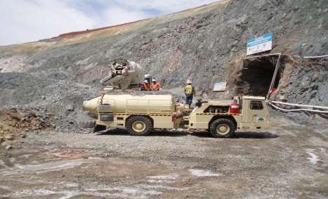 shotcrete (agitator type) Brakes mine design vehicle Local mining guides