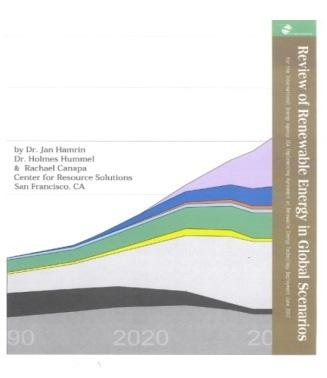 RETD activities September 2005 2010 Renewable energy in global energy scenarios (2007-2008-2009) - Outcomes Review of the Role of Renewable Energy in Global Energy Scenarios (2007) presented at a