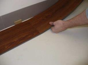 3mm) spacers between the short and long side of the planks and the wall, use 1/2 (12.