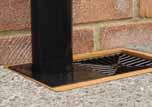 Direct feed into a Vertical Inlet Hopper or Bottle Gully z Cut a hole for the downpipe in the back plate of the Hopper or remove section