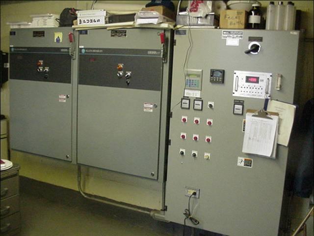 Electrical control panel.