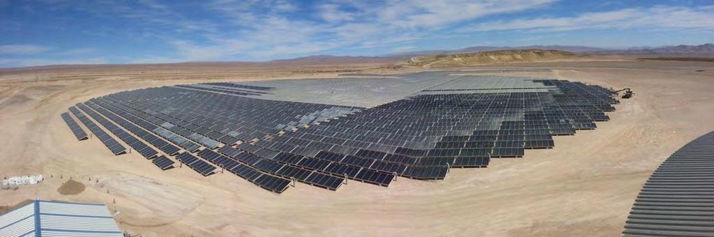 Chile - Copper Processing Technology: Flat Plate Solar Thermal Turnkey supplier: Energia Llaima and Arcon-Sunmark Customer: Codelco mining company Size: 27MW, 39,000m 2 solar field