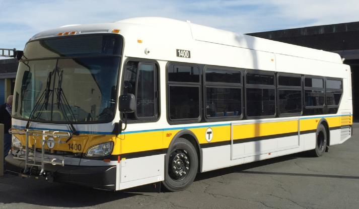 Fleet Modernization Pollution Prevention MBTA is assembling a modern bus fleet, with old busses being replaced with fuel-efficient hybrid vehicles that consume 44% less fuel.