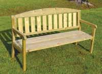Garden Furniture Our garden furniture is made from Pressure Treated Redwood Pine and is designed to provide seating