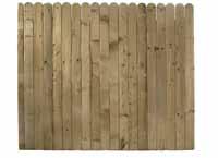 8 x 0.9m Premier Round Top Closed Board 95mm Pressure Treated Available in 4 heights.
