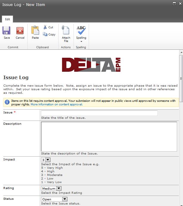 Issue Log Data Entry View Lessons Learned Log Effective project management requires the identification of lessons learned throughout the project lifecycle.