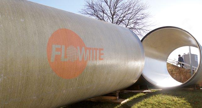 of Flowtite GRP Jacking Pipes also allows reduced wall thicknesses compared with other pipe materials, maximising cost savings and optimising the price / performance ratio.