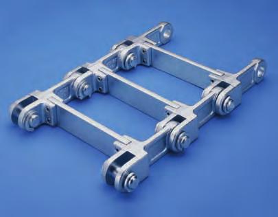 conveyors for additives and coal Trough conveyors use forged fork-link plates that are assembled to