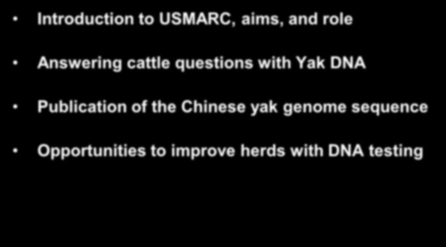 cattle questions with Yak DNA Publication of the Chinese