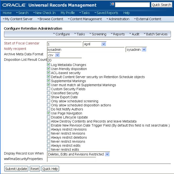 Improved Lifecycle Management WebCenter Content Intelligent Classification and Storage Automatically apply