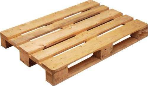 For stringer pallets, the notched areas of the secondary sides should have 2.0-2.5" (51-64 mm) height clearance and should be 9" (229 mm) long.