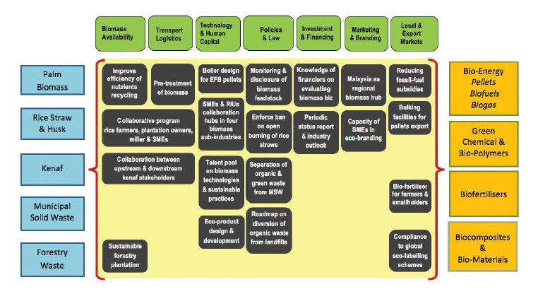 Mapping of Key Enablers in Biomass