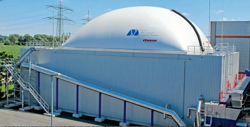Biological Treatment Recycling Example: AVA, Augsburg, Germany Anaerobic Digestion (AD) installed in 2013 Capacity: 61,000