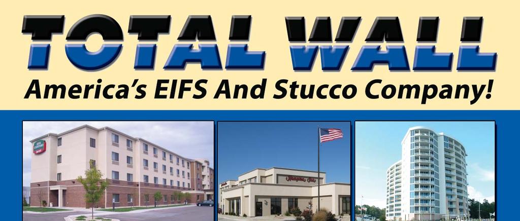 Foundation Insulation Panels and Coatings, Interior Coatings, Architectural Shapes, and Pre Fab Panels. TOTAL WALL is truly America s EIFS and Stucco Company!