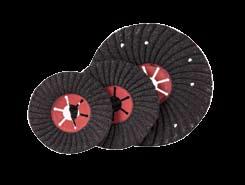 Semi Flexible (silicon carbide sanding discs) Euro-Cut s Flexi discs are of a very high quality, will grind and sand for long periods, removing large amounts of material.