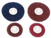 SCM SCREW-LOCK SANDING DISCS (QUICK CHANGE) Principle use Finishing on structural work and stainless steel, metal, and plastic Ideal for maintenance work Non-woven screw-lock sanding discs (quick