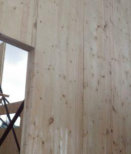 Chapter 4 The use of 1x3 strapping cut from plywood (i.e. pre-treated with preservative) rather than lumber will reduce splitting and provide a more robust nail base for cladding attachment.
