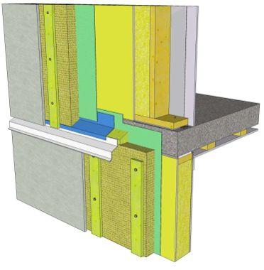 Chapter 4 The infill wall assembly could be insulated in the stud cavity, split insulated, or exterior insulated.