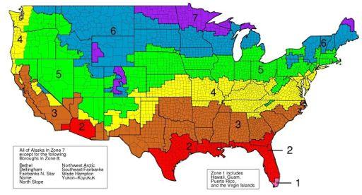 Chapter 2 Fig. 2.4.3 U.S. IECC/DOE (Department of Energy) Climate Zones 1 to 8, for use with the 2012 IECC (image: ASHRAE 90.