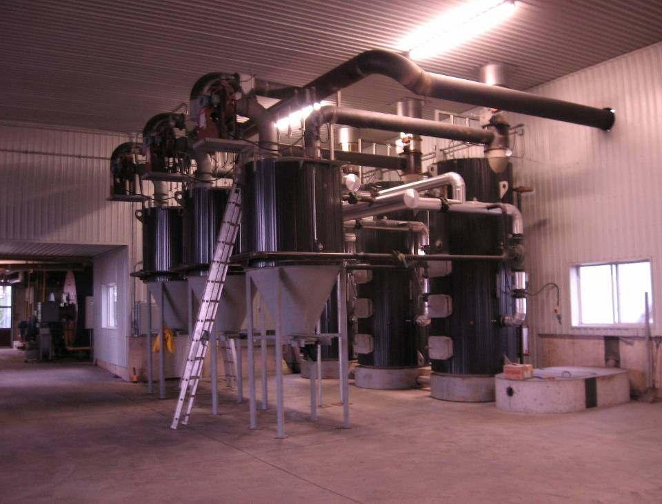 Dekker Brand boilers 3 x 800 kw heating a