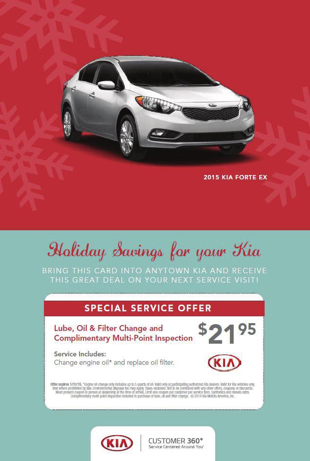 Deliver your holiday greeting cards with dealer-specific