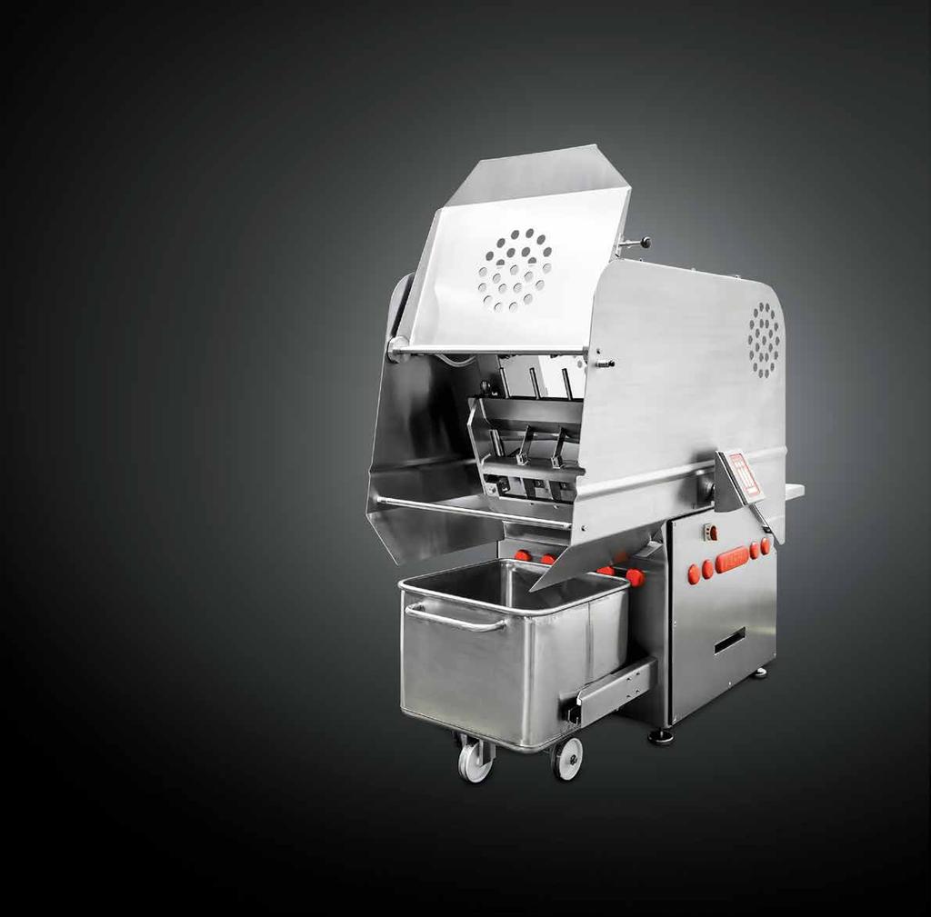 www.laska.at APPLICATIONS The frozen meat cutters LASKA frozen meat cutters are highly regarded for their cutting performance and low energy consumption.