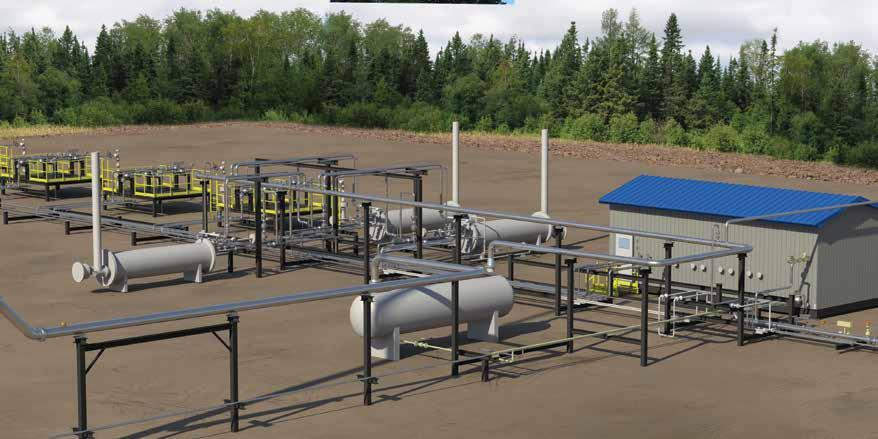 Our CSG expertise includes Central Processing and Field Facility projects such as compression, dehydration, refrigeration, custody transfer and metering, scraper (pigging) launcher and