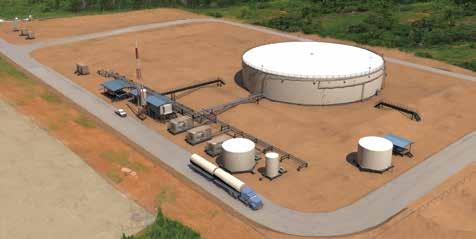 Kiunga Condensate Terminal (75,000 bbl) FEED and Detail Design for Condensate Terminal including floating roof condensate storage tank (75,000 bbl), two (2)