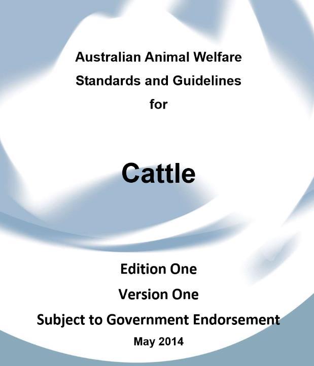 Animal welfare legislation and regulations Under NFAS, feedlots must adhere to relevant regulations and legislation in animal welfare currently the Model Code of Practice for the Welfare of Animals