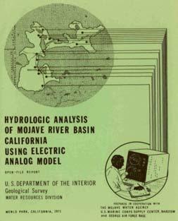 Cedar Springs Dam and Mojave River Dam completed - Summer 1971 USGS, Hardt, 1971, Hydrologic Analysis of Mojave River Basin, CA, Using Electric Analog Model.