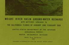 USACE, 1981, Preliminary Study, Modifications to Mojave Dam, Mojave River, July.