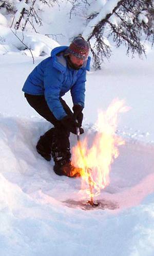 Methane Release from Thawing Permafrost