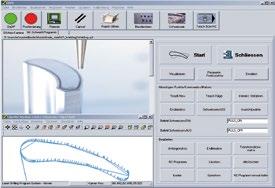 during simulation possible + Simple and fast simulation of different machining heads LASERSOFT PowerShape + Production of