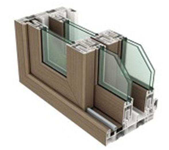 The DWS consists of two double-paned windows and a shading device in the intermediate space between the external and internal windows.