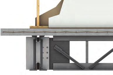 Designed by Canam, the Hambro transfer slab is composed of Hambro joists and girders that are in composite action with the
