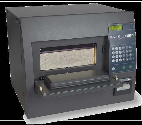 Quick and Easy Measurements in Compliance with International Standards Principle of Operation The user places the sample between two heated plates controlled to a user-defined mean sample temperature