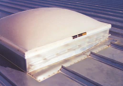 BURGLAR BARS, SKYLIGHTS, VENTS AND ROOF HATCHES ARE AVAILABLE OPTIONS FOR VP S CFR ROOF CURB CFR ROOF CURB FOR SSR ROOF VP s SSR TM Standing Seam Roof system has earned the reputation as one of the